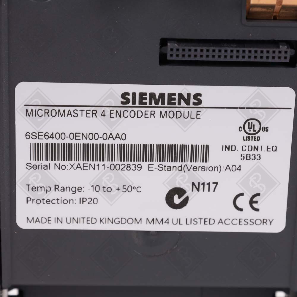 Аналитический модуль Siemens 6SE6400-0EN00-0AA0 — изображение 4