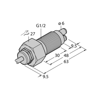 Датчик потока TURCK FCS-GL1/2A4-NAEX0/A
