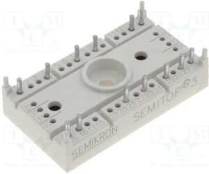SK25UT12, Модуль: тиристорный, обратный x3, 1,2кВ, 29А, T13, SEMITOP3, пайка