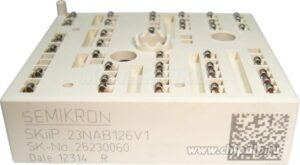 SKIIP23NAB126V1 Standard Lid, Модуль IGBT (3-фазный диодный мост + brake chopper + 3-фазный мостовой инвертор) [MiniSKiiP 2]