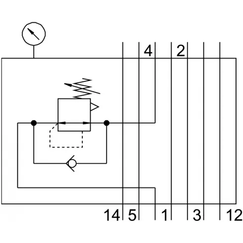 Промежуточная плита с регулятором давления Festo LR-ZP-A-D-3 — изображение 2