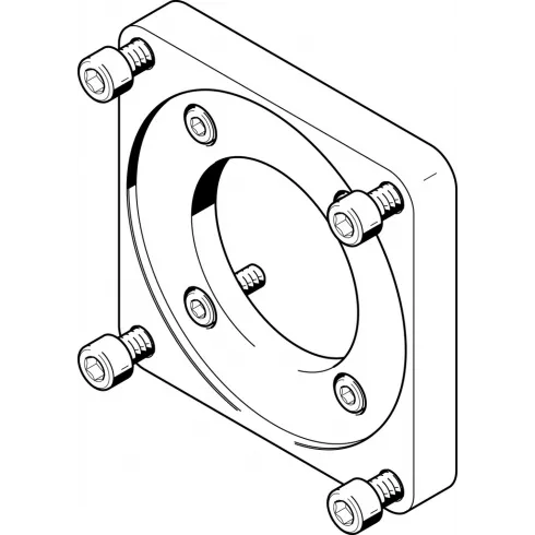 Фланец электродвигателя Festo EAMF-A-118B-140A