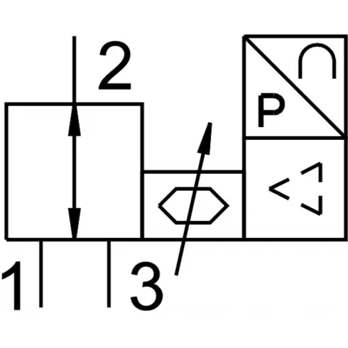 Пропорциональный регулятор давления Festo VEAB-B-26-D15-F-A4-1R1 — изображение 3