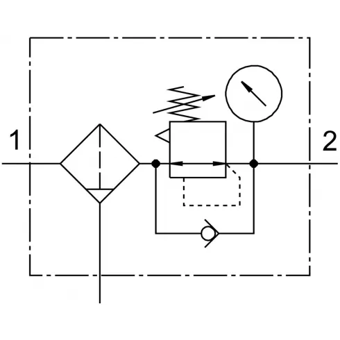 Фильтр-регулятор давления Festo LFR-1/2-D-5M-DI-MAXI — изображение 2