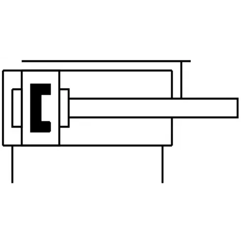 Пневмоцилиндр с направляющей Festo DFM-16-100-P-A-GF — изображение 7