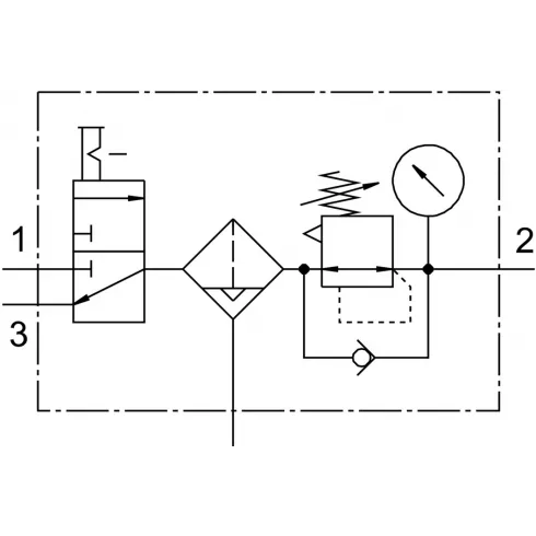 Блок подготовки воздуха, комбинация Festo MSB6-1/2:C3J2-WP — изображение 7