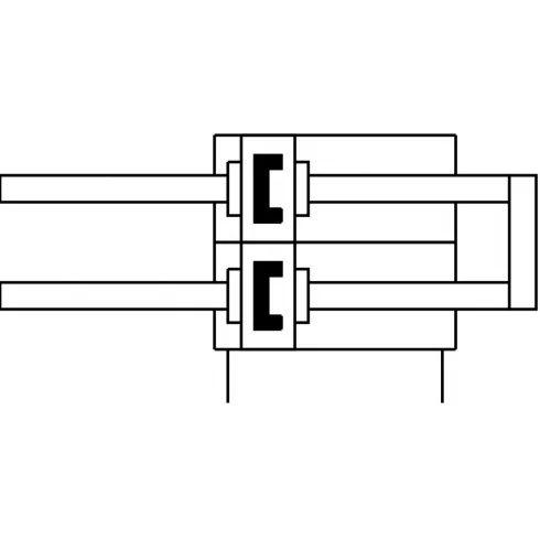 Двухпоршневой пневмоцилиндр Festo DPZ-10-50-P-A-KF-S2 — изображение 2