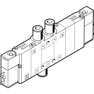 Распределитель с электромагнитным управлением Festo CPE10-M1BH-5/3G-QS4-B