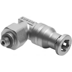 Штуцер цанговый угловой Festo CRQSL-M5-4 из нержавеющей стали