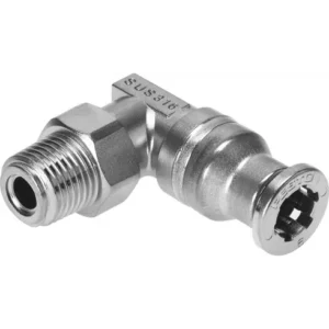 Штуцер цанговый угловой Festo CRQSL-1/8-8 из нержавеющей стали