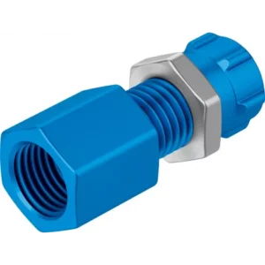 Штуцер ниппельный с накидной гайкой Festo QCK-1/4-PK-6-B
