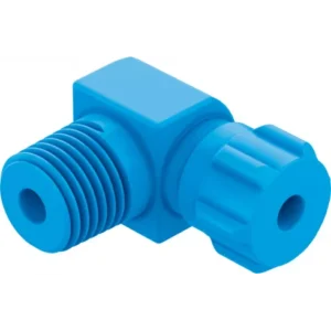 Штуцер ниппельный угловой с накидной гайкой Festo GCK-3/8-PK-6-KU