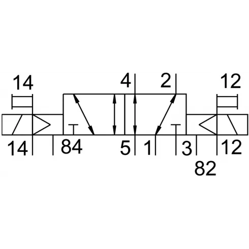 Распределитель с электромагнитным управлением Festo CPE10-M1BH-5JS-M5 — изображение 2