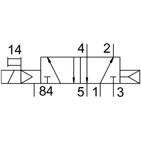 Распределитель с электромагнитным управлением Festo CPE10-M1BH-5L-M5 — изображение 2