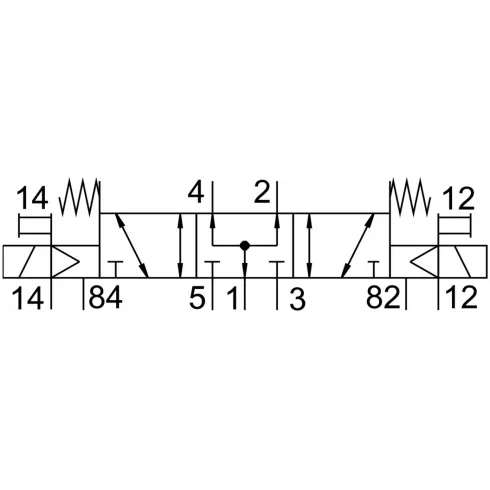 Распределитель с электромагнитным управлением Festo CPE10-M1BH-5/3BS-M7-B — изображение 2