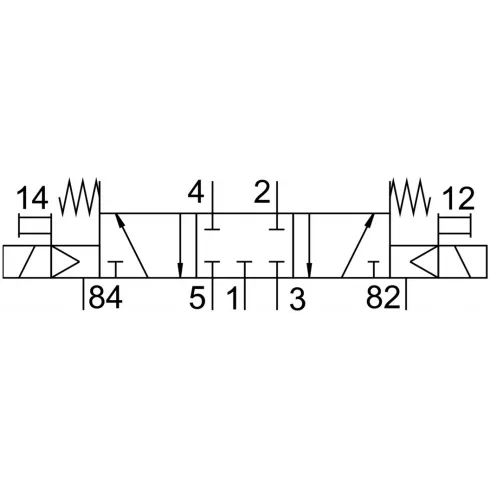 Распределитель с электромагнитным управлением Festo CPE10-M1BH-5/3G-QS6-B — изображение 2