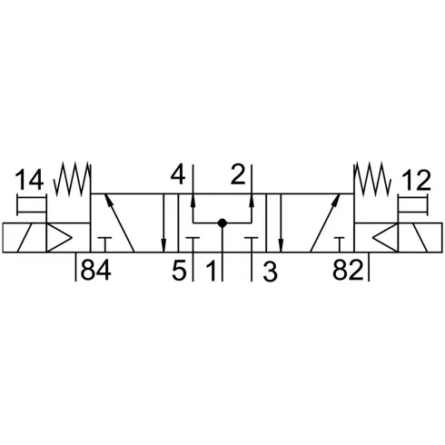 Распределитель с электромагнитным управлением Festo CPE10-M1BH-5/3B-QS6-B — изображение 2