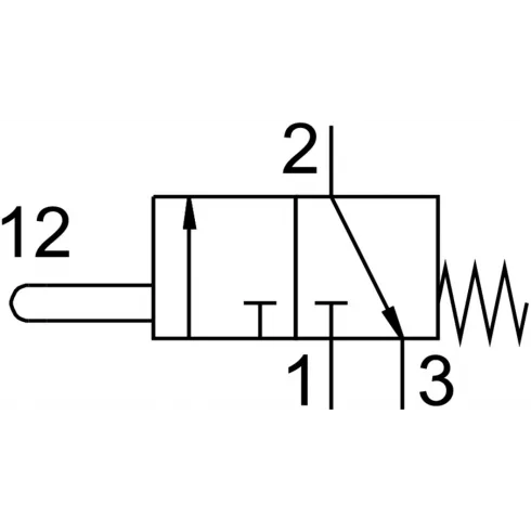 Нажимной распределитель Festo V-3-M5 — изображение 2