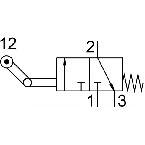 Распределитель с роликовым рычагом Festo L-3-1/4-B — изображение 2