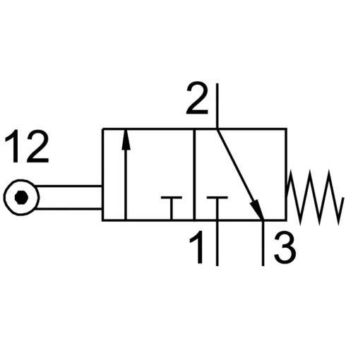 Распределитель с роликовым рычагом Festo R-3-1/4-B — изображение 2