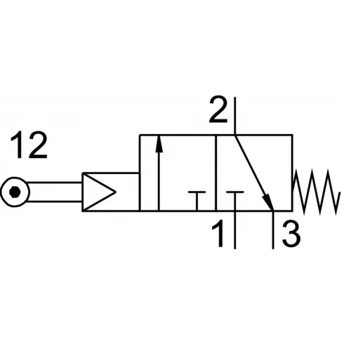 Распределитель с роликовым рычагом Festo RS-3-1/8 — изображение 2