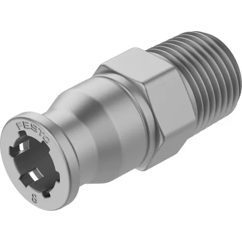 Штуцер цанговый Festo CRQS-1/4-8 из нержавеющей стали