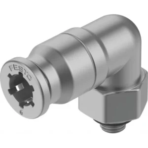 Штуцер цанговый угловой Festo CRQSL-M5-6 из нержавеющей стали