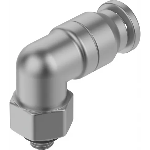 Штуцер цанговый угловой Festo CRQSL-M5-6 из нержавеющей стали — изображение 2