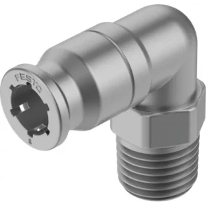 Штуцер цанговый угловой Festo CRQSL-1/4-8 из нержавеющей стали