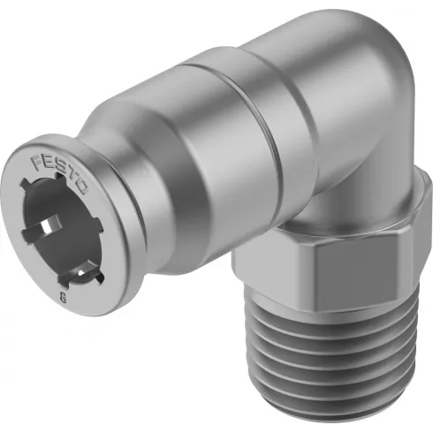 Штуцер цанговый угловой Festo CRQSL-1/4-8 из нержавеющей стали