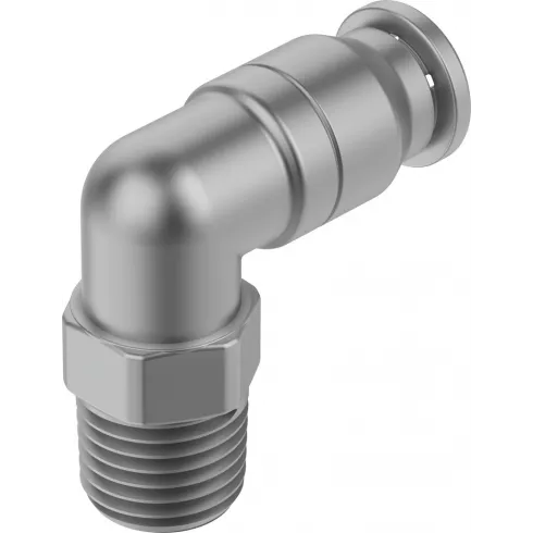 Штуцер цанговый угловой Festo CRQSL-1/4-8 из нержавеющей стали — изображение 2