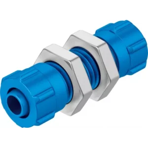 Муфта ниппельная с накидной гайкой для панельного монтажа Festo SCK-PK-6