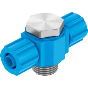 Тройник ниппельный с резьбой и накидной гайкой Festo TCK-1/8-PK-6-KU