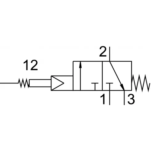 Распределитель с пружинным стержнем Festo FVS-3-1/8 — изображение 2