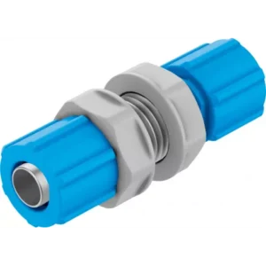 Муфта ниппельная с накидной гайкой для панельного монтажа Festo SCK-PK-4-KU
