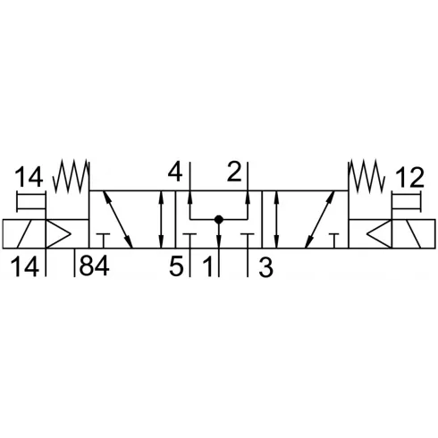 Распределитель с электромагнитным управлением Festo CDVI5.0-MT2H-5/3BS — изображение 2