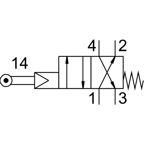 Распределитель с роликовым рычагом Festo RS-4-1/8 — изображение 2