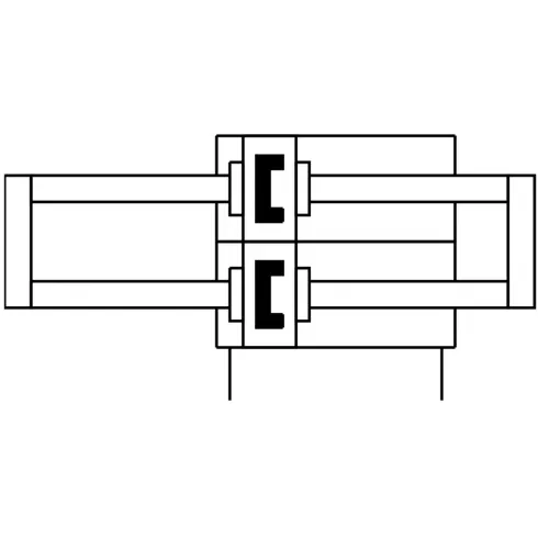 Двухпоршневой пневмоцилиндр Festo DPZJ-16-80-P-A-KF-S2 — изображение 2
