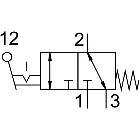 Распределитель с качающимся рычагом Festo RW/O-3-PK-3 — изображение 2