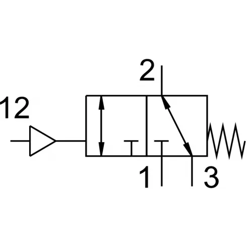 Распределитель с пневматическим управлением Festo VUWS-L25-M32C-M-N14 — изображение 4