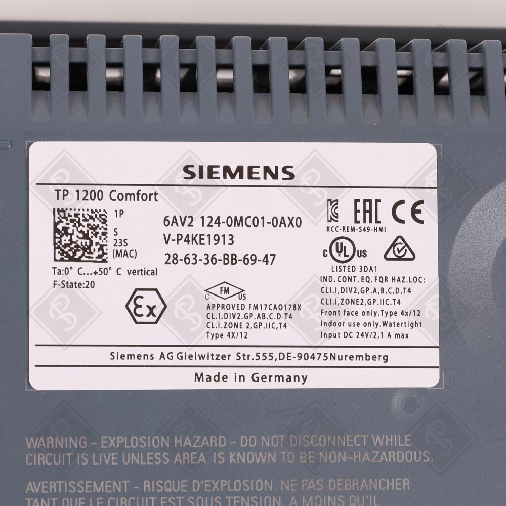 Панель оператора Siemens TOUCH 6AV2124-0MC01-0AX0 () — изображение 3