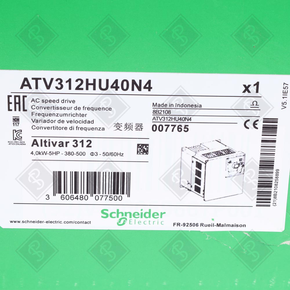 Преобразователь частоты Schneider Electric Altivar ATV312HU40N4 — изображение 7