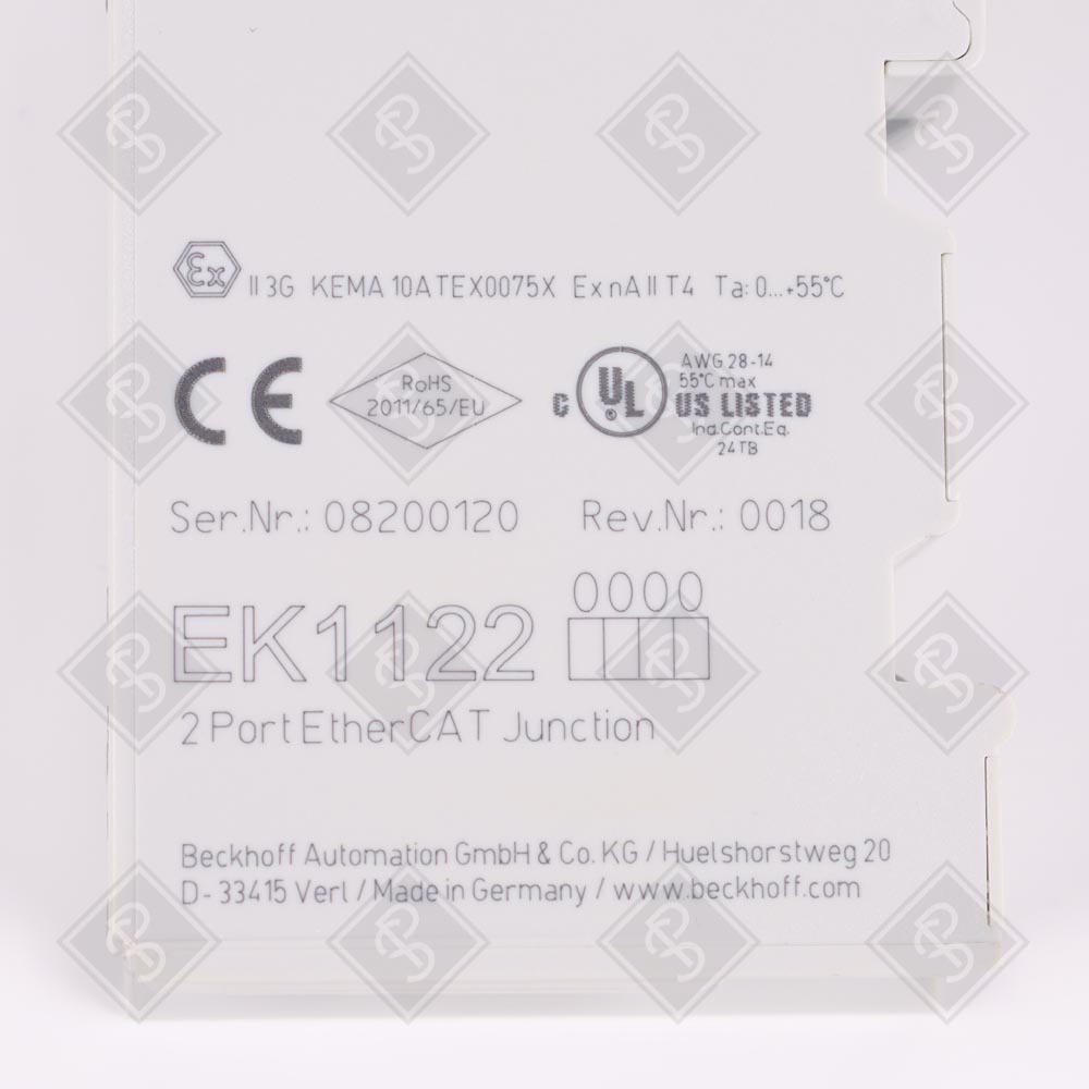 Разветвитель EtherCat (2 порта) Beckhoff EK1122 () — изображение 3