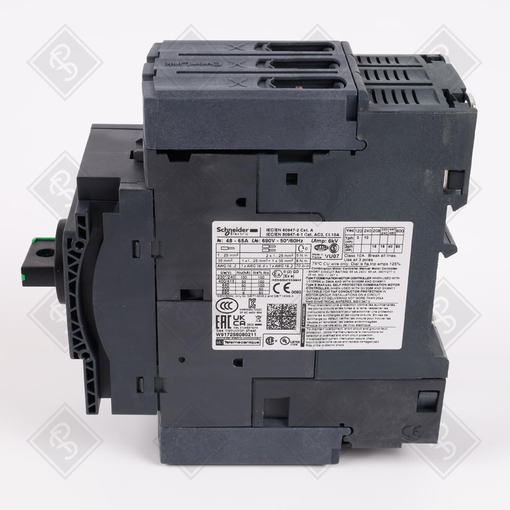 Автоматический выключатель Schneider Electric TeSys GV3P65 — изображение 5