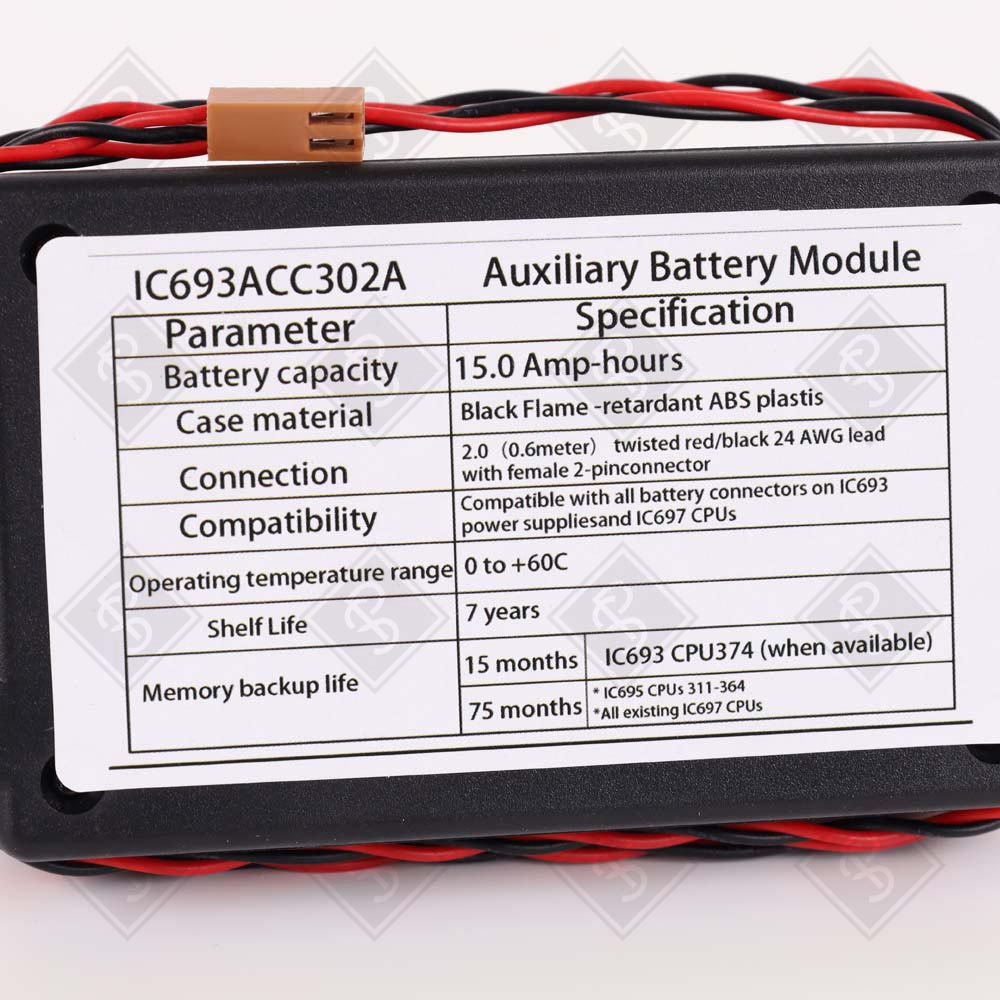 Модуль аккумуляторной батареи Fanuc IC693ACC302A — изображение 3