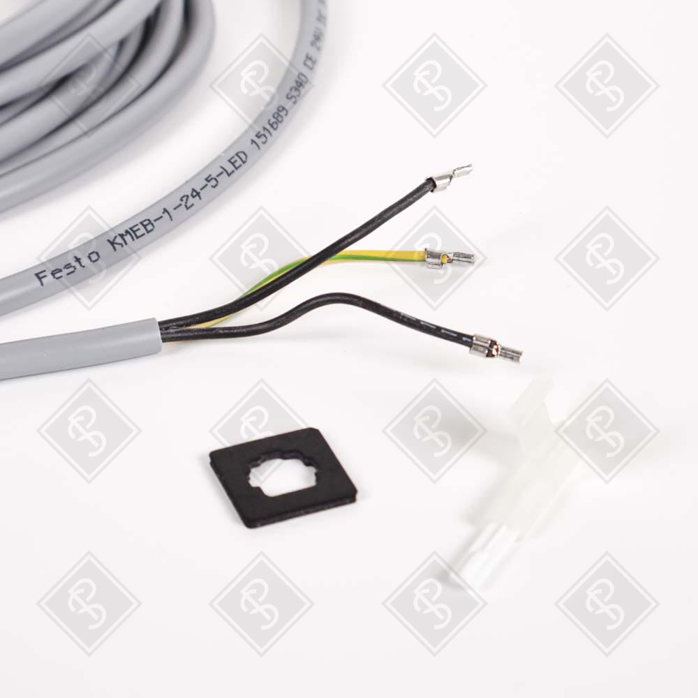 Штекерная розетка с кабелем Festo KMEB-1-24-5-LED 151689 — изображение 4