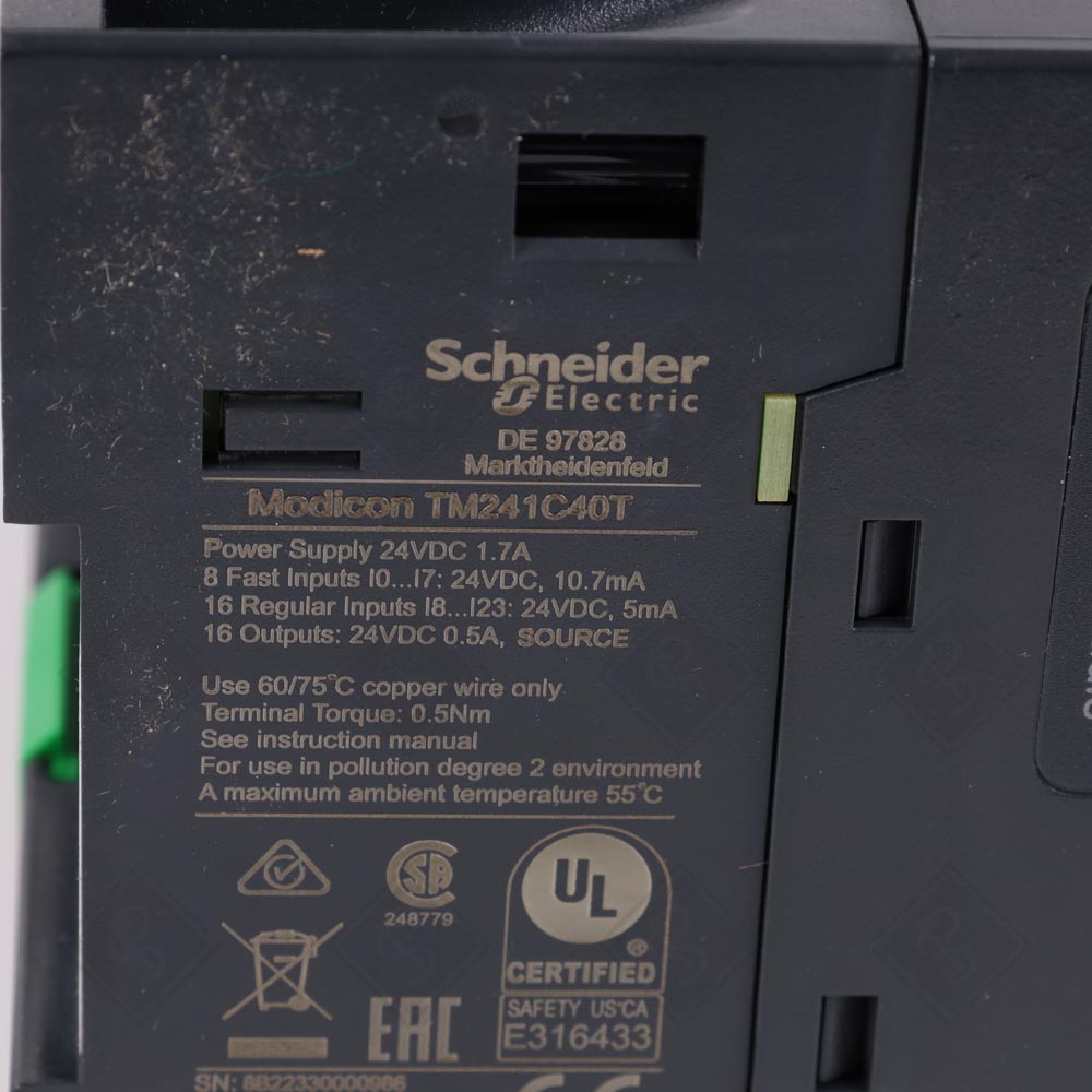 Программируемый логический контроллер (ПЛК) Schneider Electric Modicon TM241C40T — изображение 3