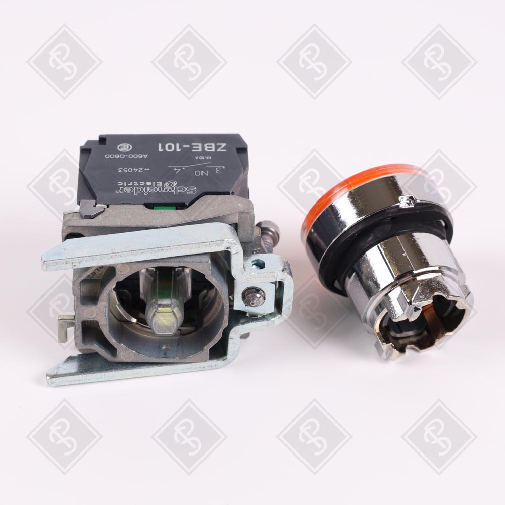 Кнопка желтая возвратная с подсветкой Schneider Electric XB4BW35B5 — изображение 3