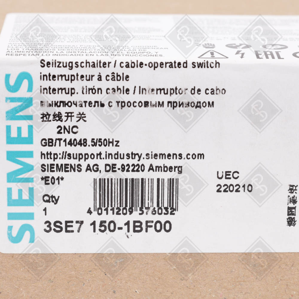 Тросовый выключатель Siemens 3SE7150-1BF00 — изображение 5