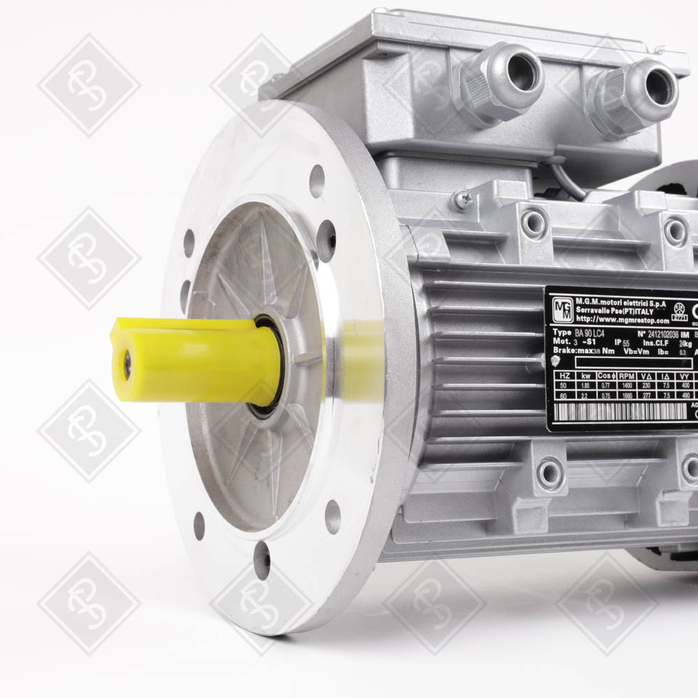 Асинхронный электродвигатель с тормозом M.G.M. motori elettrici S.p.A. BA 90 LC4 — изображение 3